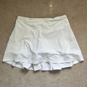 lululemon white tennis skirt